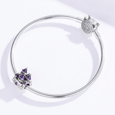 Purple Castle - Talisman argint