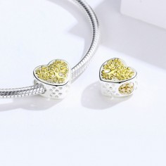 Tree of life Heart - Talisman argint 2