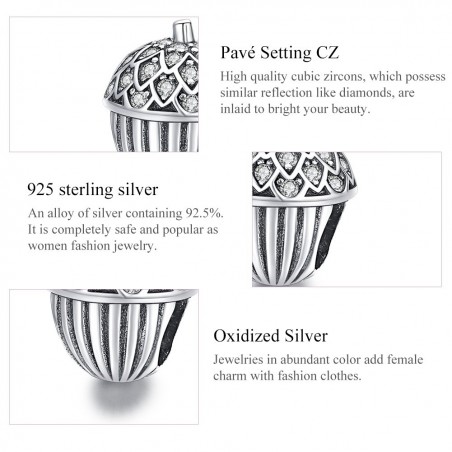 Pine Cone - Talisman argint