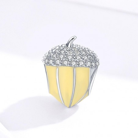 Yellow Pine Cone - Talisman Argint