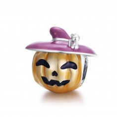Halloween Pumpkin - Talisman argint