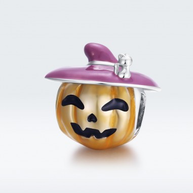 Halloween Pumpkin - Talisman argint