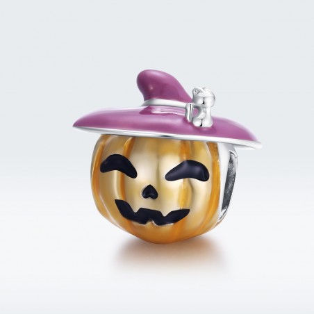 Halloween Pumpkin - Talisman argint