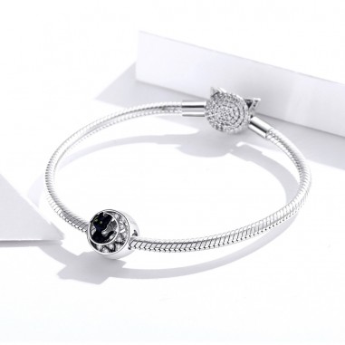 Black Cat - Talisman argint