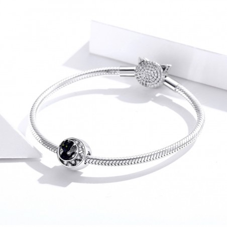 Black Cat - Talisman argint