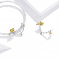 Rose Vines - Talisman argint 2