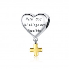 Love Cross - Talisman argint