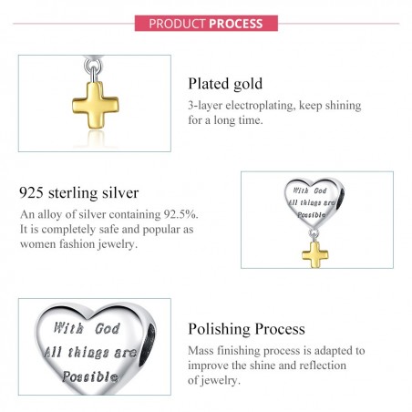 Love Cross - Talisman argint