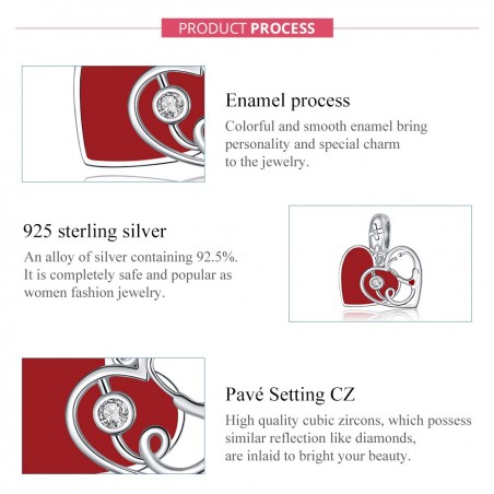 Heart Stethoscope - Talisman argint