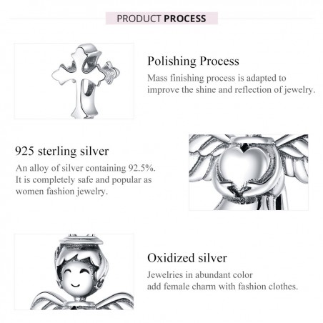 Smiling Angel - Talisman argint