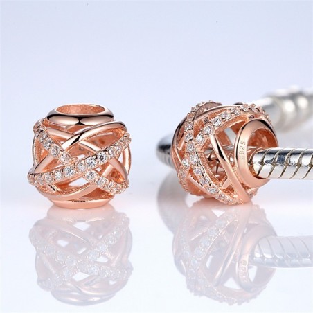 Mystic Ball - Talisman argint Rose Gold