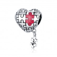 Love Puzzle - Talisman argint