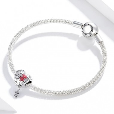 Love Puzzle - Talisman argint