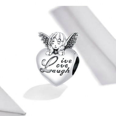 Heart Angel - Talisman argint