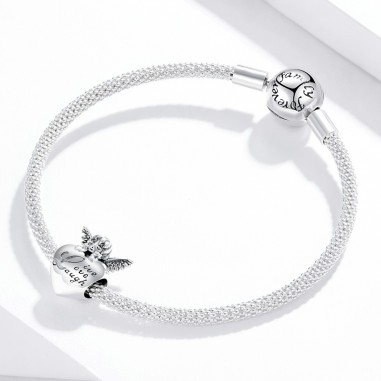 Heart Angel - Talisman argint