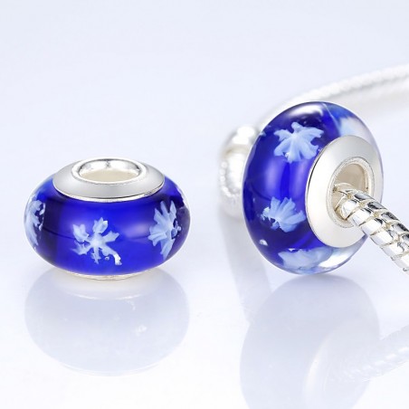 Murano Blue - Talisman argint