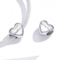 Happy Wedding Day - Talisman argint 2