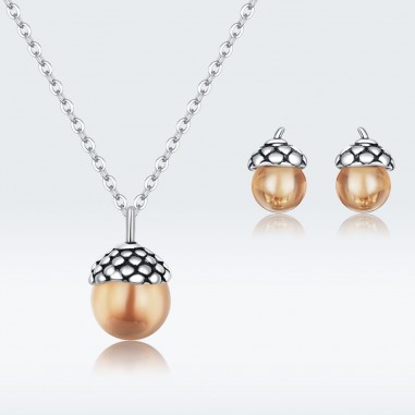 Shining Acorn - Colier argint