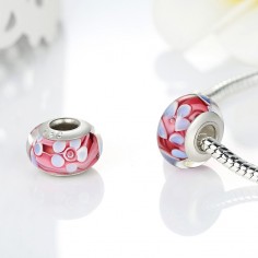 Murano Pink - Talisman argint 2