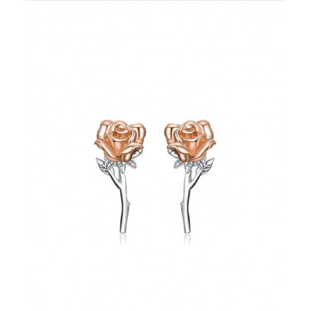 Graceful Rose - Cercei argint