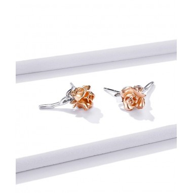 Graceful Rose - Cercei argint