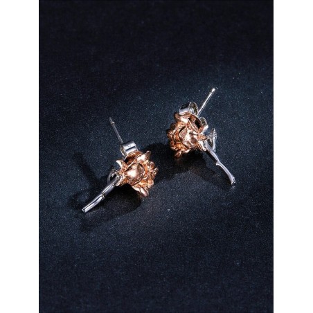 Graceful Rose - Cercei argint