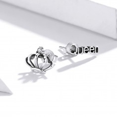 Crown & Queen - Cercei argint 2