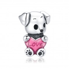 Cute Puppy - Talisman argint