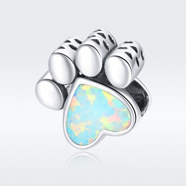Opal Paw - Talisman argint
