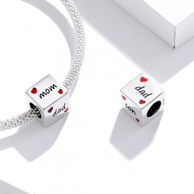 Family Dice - Talisman argint