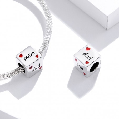 Family Dice - Talisman argint