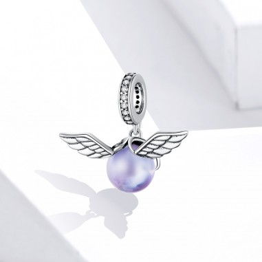 Purple Elf Ball - Talisman argint