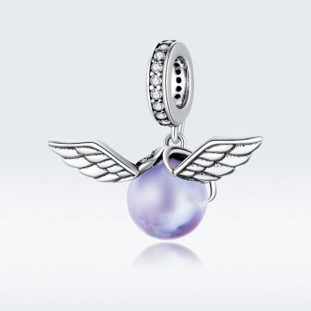 Purple Elf Ball - Talisman argint