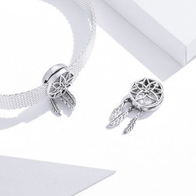 DreamCatcher - Talisman argint Flat