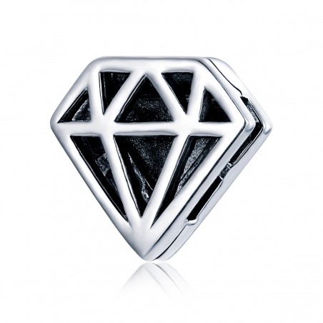 Shape of Diamond - Talisman argint Flat
