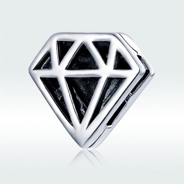 Shape of Diamond - Talisman argint Flat
