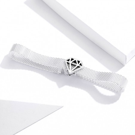 Shape of Diamond - Talisman argint Flat