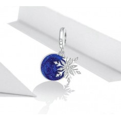 Snowy Night Sky - Talisman argint 2