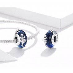 Snow Fairy - Talisman argint Murano 2