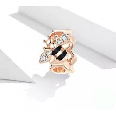 Little Bee - Distantier argint Rose Gold