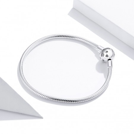 Lovely Hearts - Bratara talismane argint