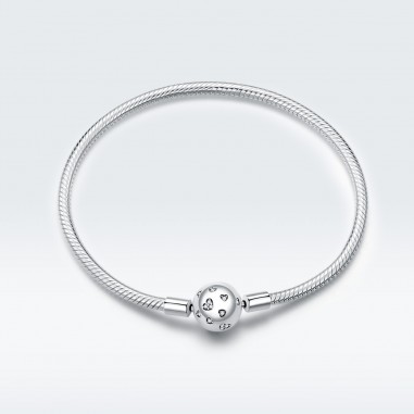 Lovely Hearts - Bratara talismane argint