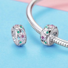 Dazzling Flower - Distantier argint 2