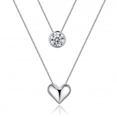 Double chain - Colier argint