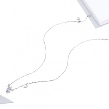 Moon and Stars Story - Colier argint