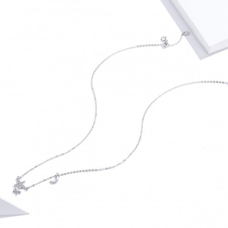 Moon and Stars Story - Colier argint