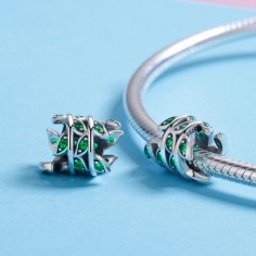 Tree Leaves - Talisman argint 2