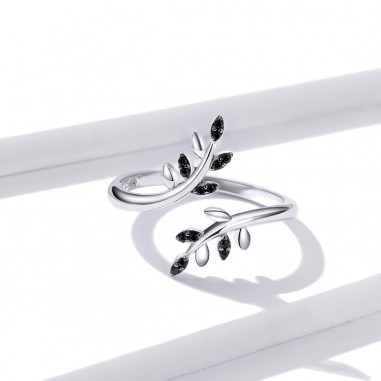 Tree Branch - Inel argint reglabil