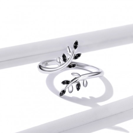Tree Branch - Inel argint reglabil