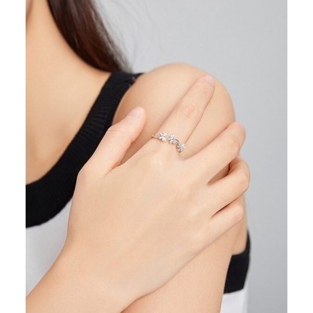 Silver Butterflies - Inel argint reglabil